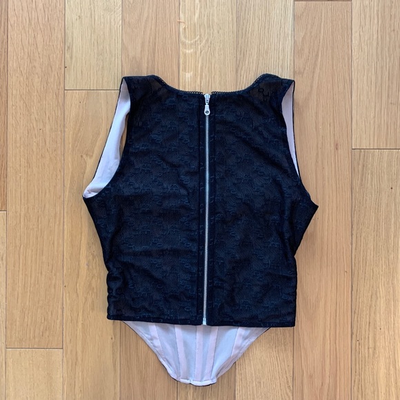 Miaou Black Monogram Campbell Corset - Picture 11 of 11